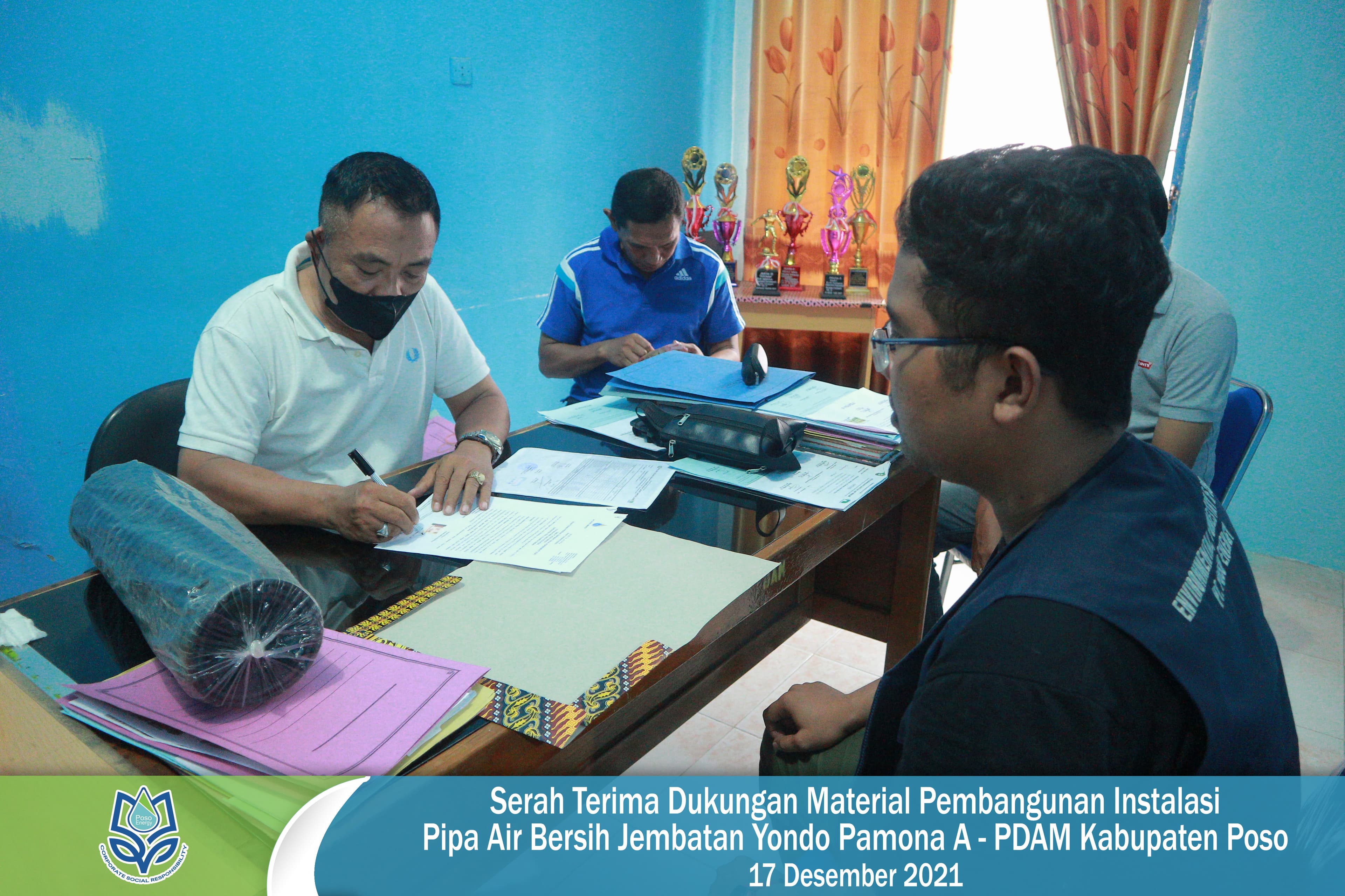 PROGRAM SOSIAL KEMASYARAKATAN | DUKUNGAN PEMBANGUNAN INSTALASI AIR BERSIH